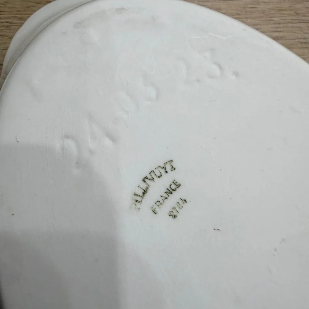 Pillivuyt France White Porcelain Oval Au Gratin Dishes Set of 3 Vintage 8oz 2784